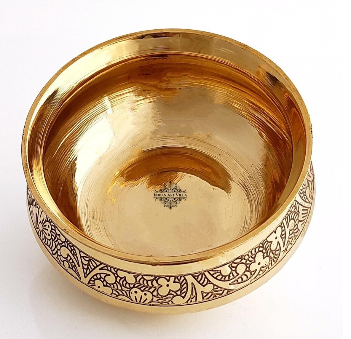 Brass Embossed Designer Handi | Dinnerware | Tableware | Serveware