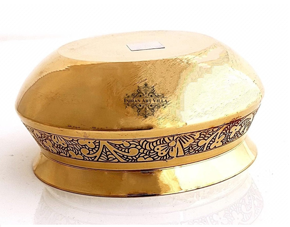 Brass Embossed Designer Handi | Dinnerware | Tableware | Serveware