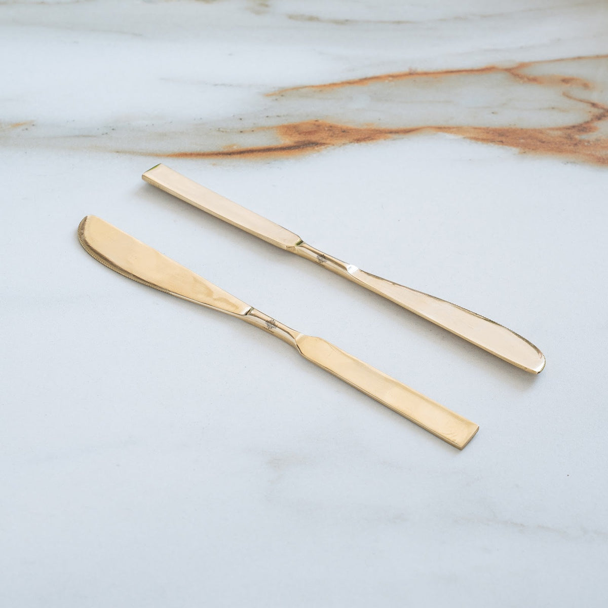 Brass Designer Knife With Flat Edge, Length 8.3 Inch
