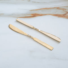 Brass Designer Knife With Flat Edge, Length 8.3 Inch