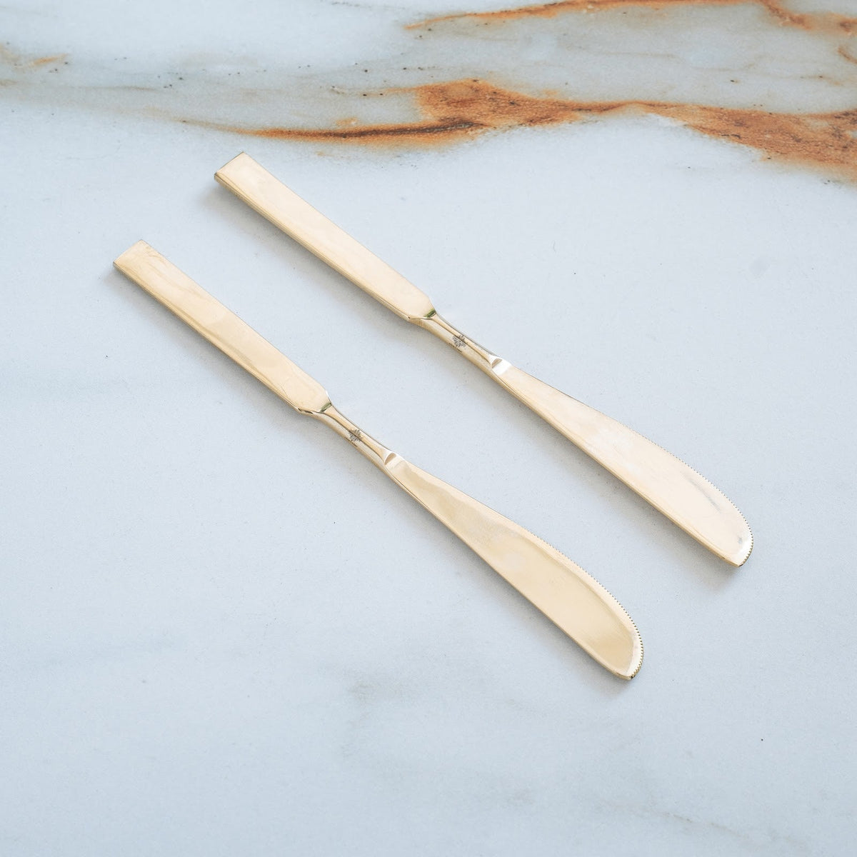 Brass Designer Knife With Flat Edge, Length 8.3 Inch