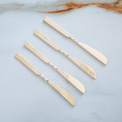 Brass Designer Knife With Flat Edge, Length 8.3 Inch