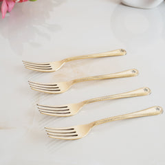 Brass Fork With Bedding Design, Length - 20.32 cm