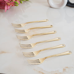 Brass Fork With Bedding Design, Length - 20.32 cm