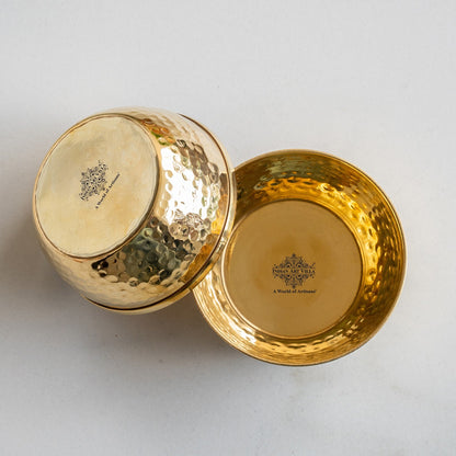 Brass Bowl With Shine Finshed, Diameter-8.89 cm