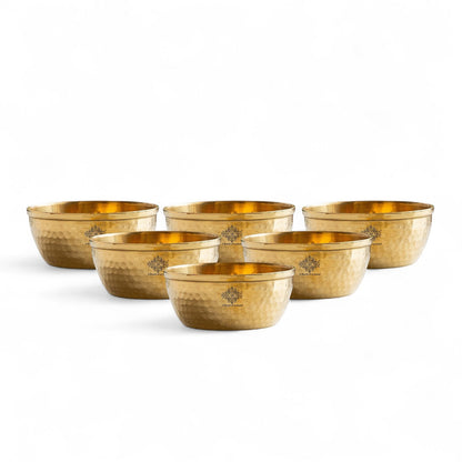 Brass Bowl With Shine Finshed, Diameter-8.89 cm