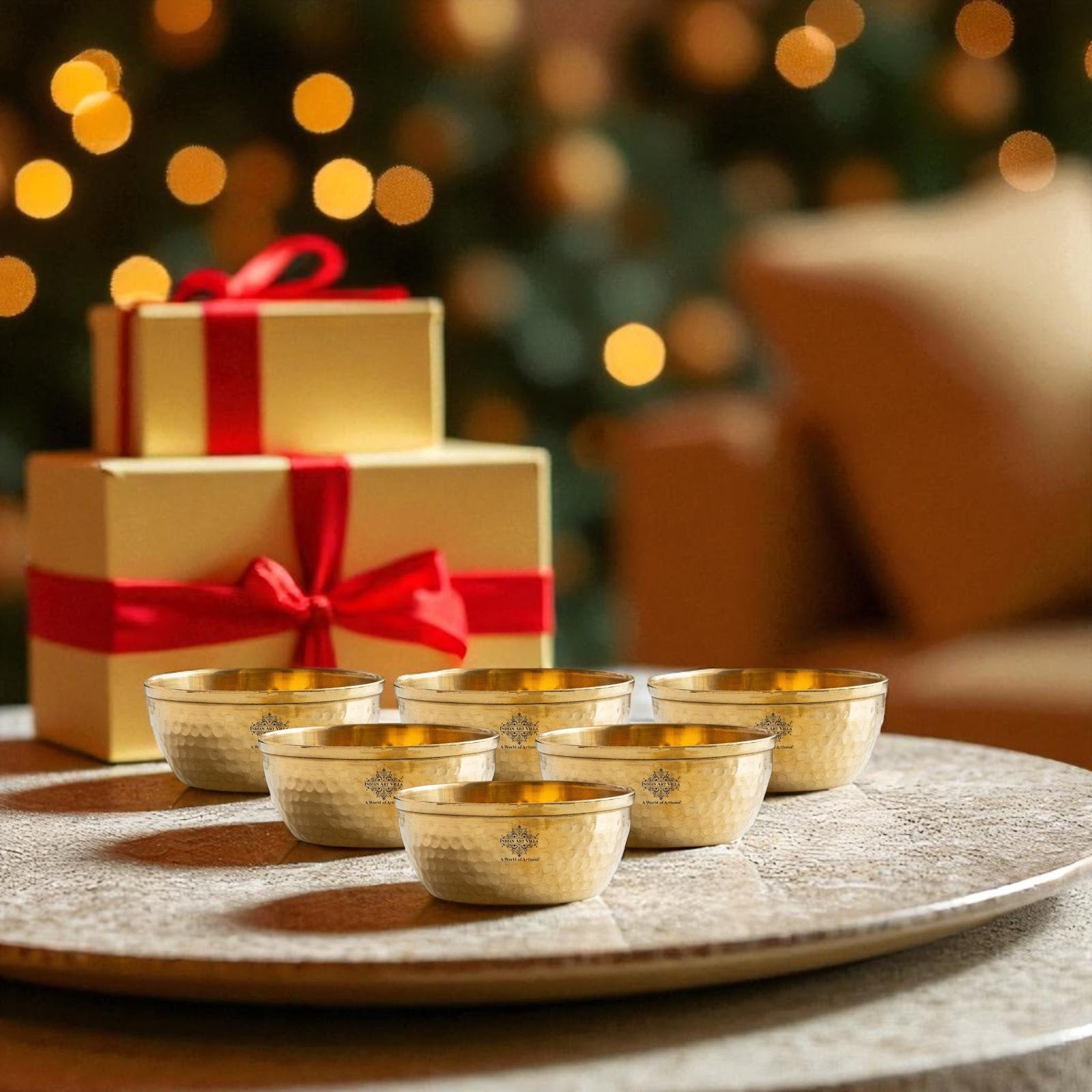 Brass Bowl With Shine Finshed, Diameter-8.89 cm