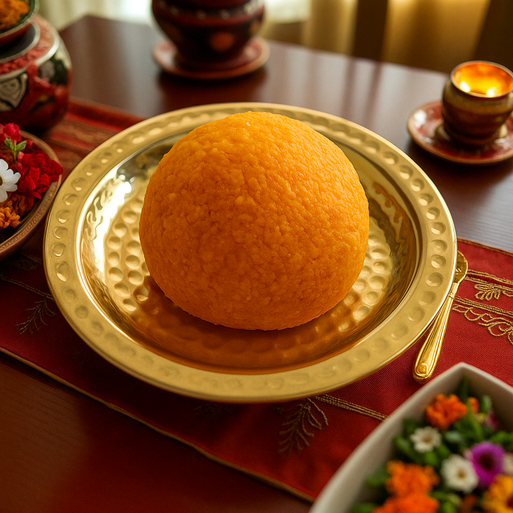 Handcrafted Pure Brass Coaster With Hammered Design, Diameter-11.43 cm, Gold