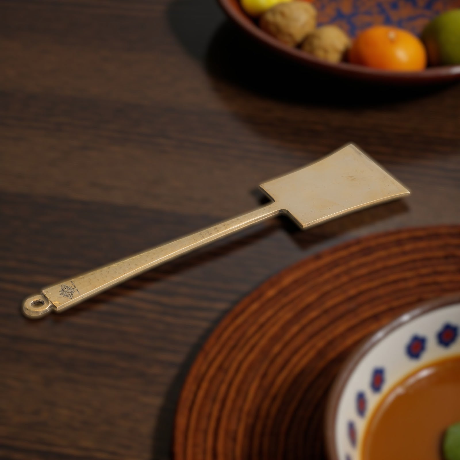 Pure Brass Cooking Ladle / Turner (Karchi or Palta)