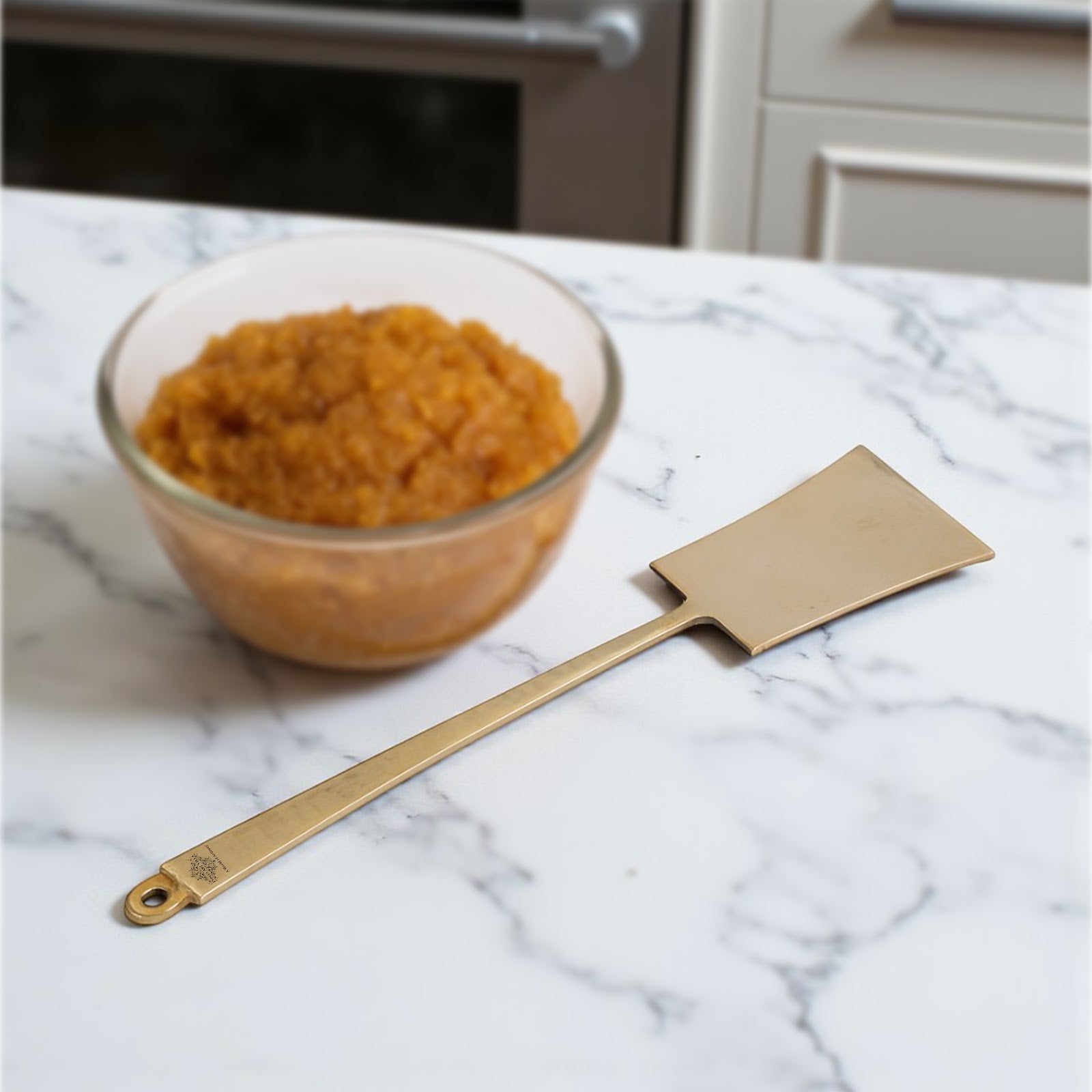 Pure Brass Cooking Ladle / Turner (Karchi or Palta)