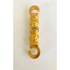 Pure Brass Swing Jhula Chain Hook With Pan Design, Swing or Jhula Accessories for décor of Home, Hotels & Restaurants
