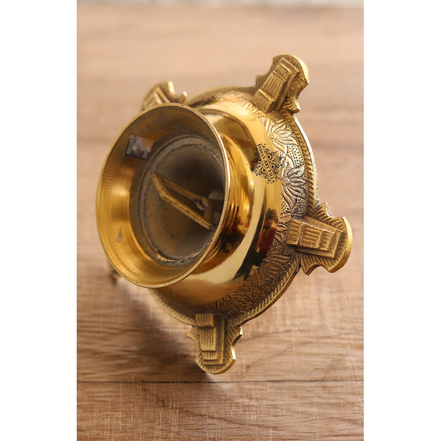 Handmade Pure Brass Hanging Latkan Heavy Diya, Decorative Oil Lamp For Home, Temple and Office,