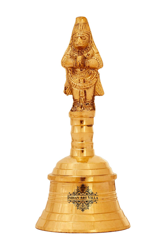 Brass Hanuman Ji Design Pooja Bell or Ghanti