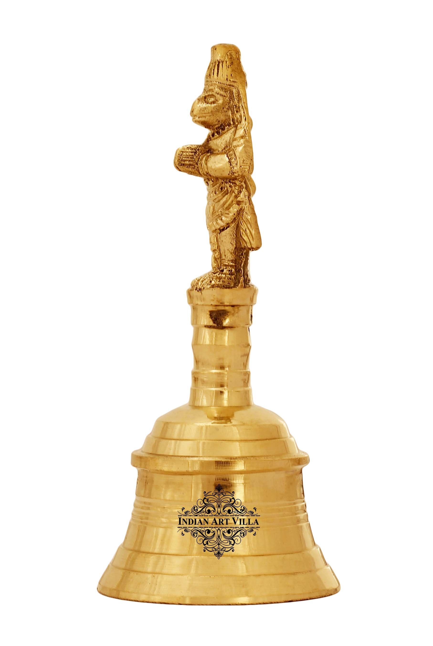 Brass Hanuman Ji Design Pooja Bell or Ghanti
