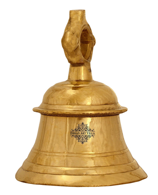 Pure Brass Pooja Bell Ghanti, For Home Temple Decoration