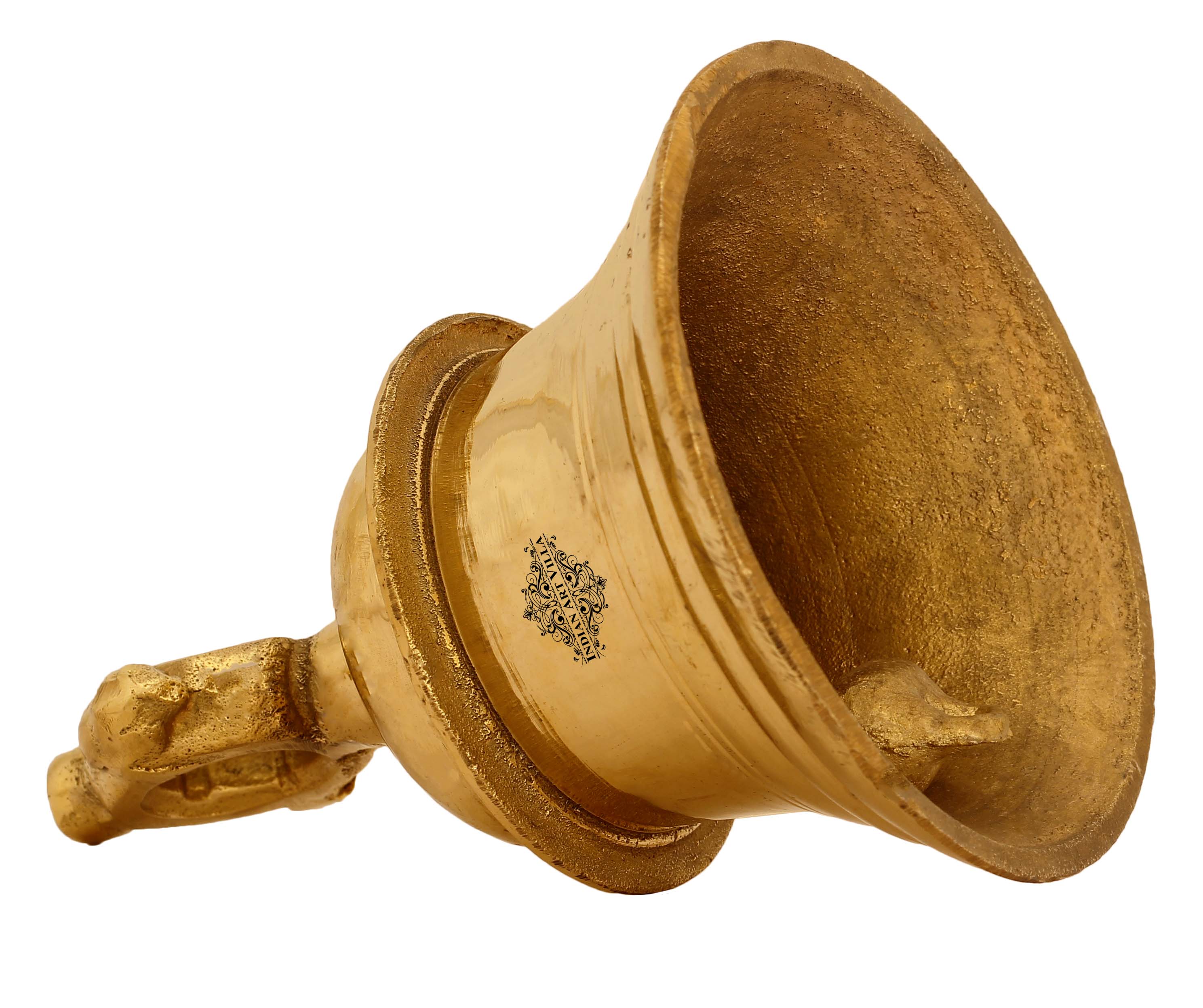 Pure Brass Pooja Bell Ghanti, For Home Temple Decoration