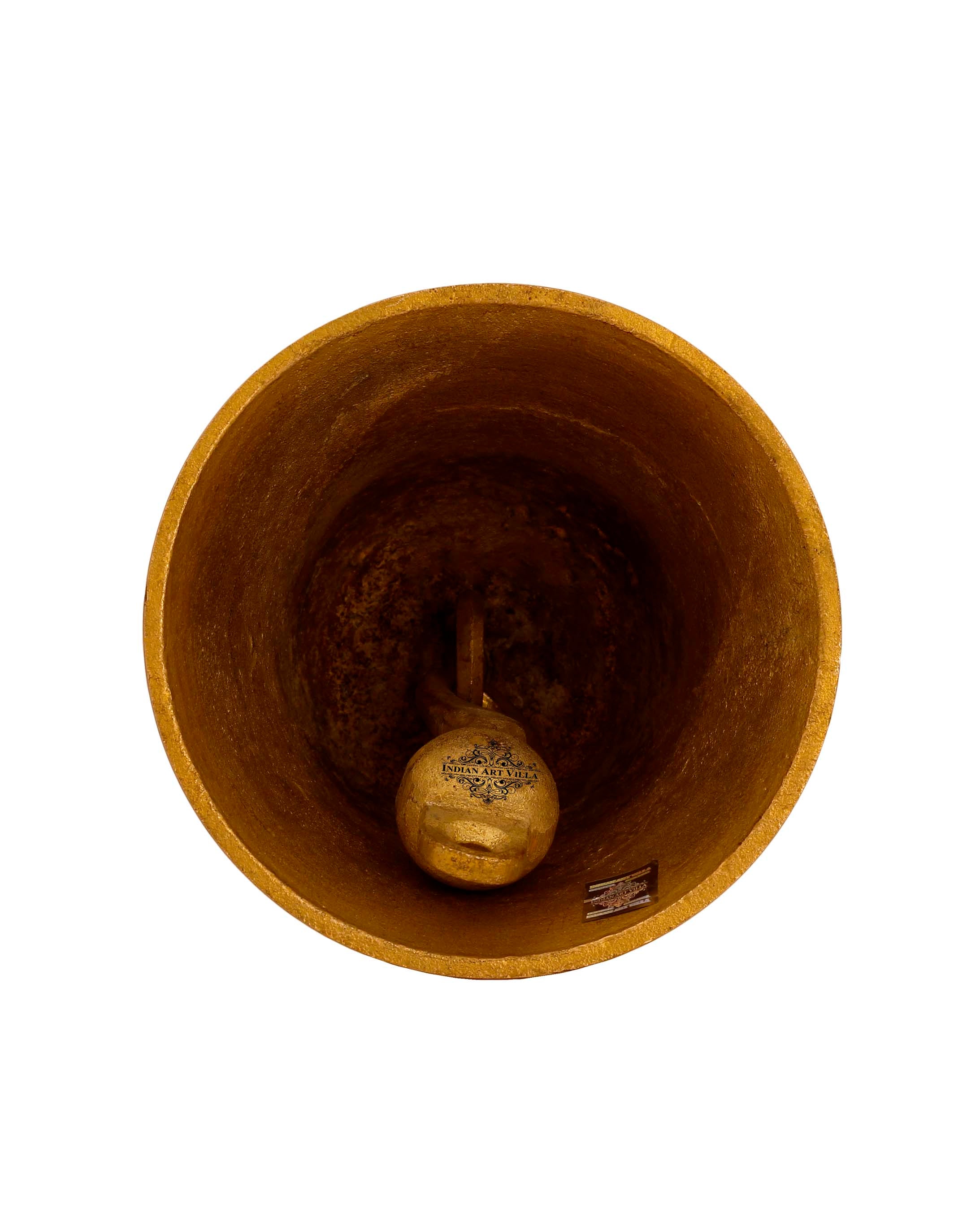 Pure Brass Pooja Bell Ghanti, For Home Temple Decoration