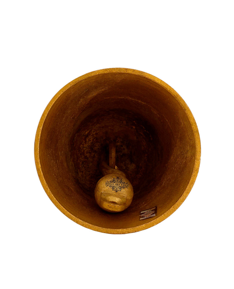 Pure Brass Pooja Bell Ghanti, For Home Temple Decoration