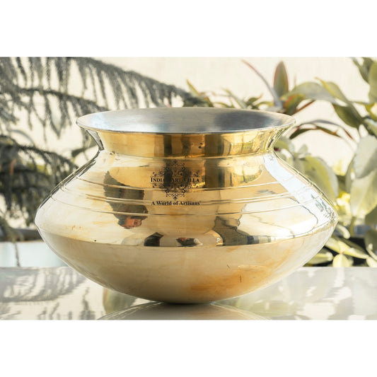 Brass Lining Design Patila Handi With Tin Lining