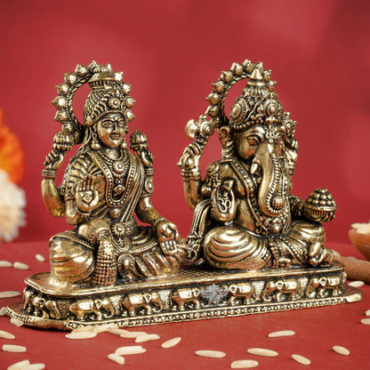 Pure Brass Ganesh Ji Murti With