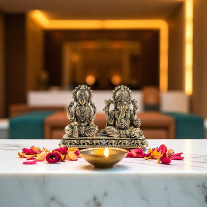 Pure Brass Ganesh Ji Murti With