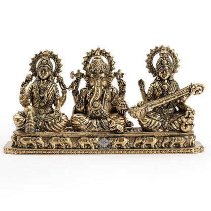Pure Brass Ganesh Ji Murti With