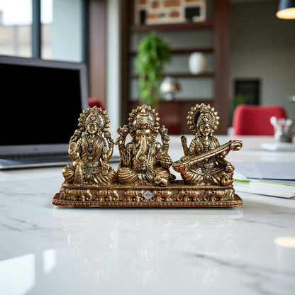 Pure Brass Ganesh Ji Murti With