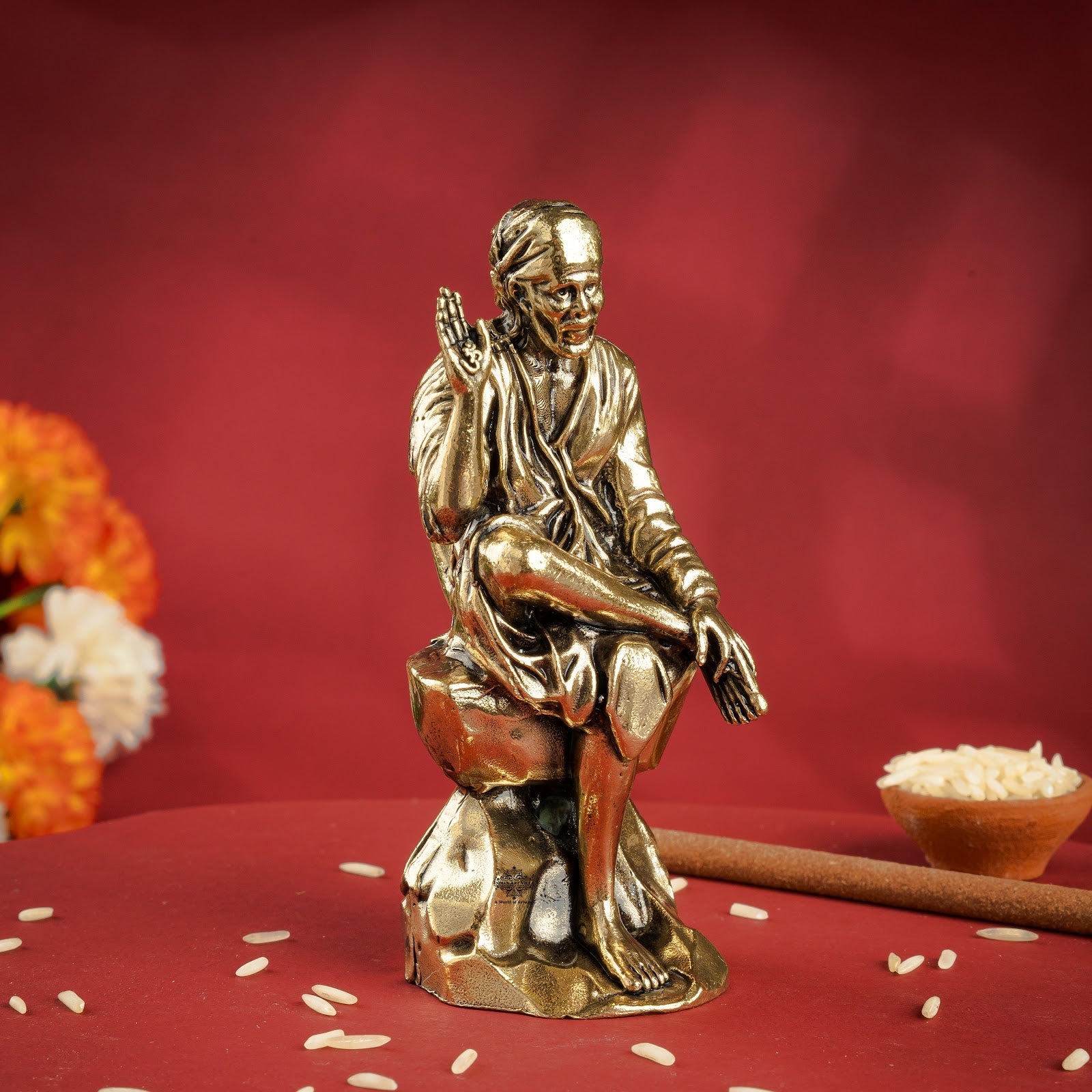 Pure Brass Shirdi Sai Baba Murti Idol