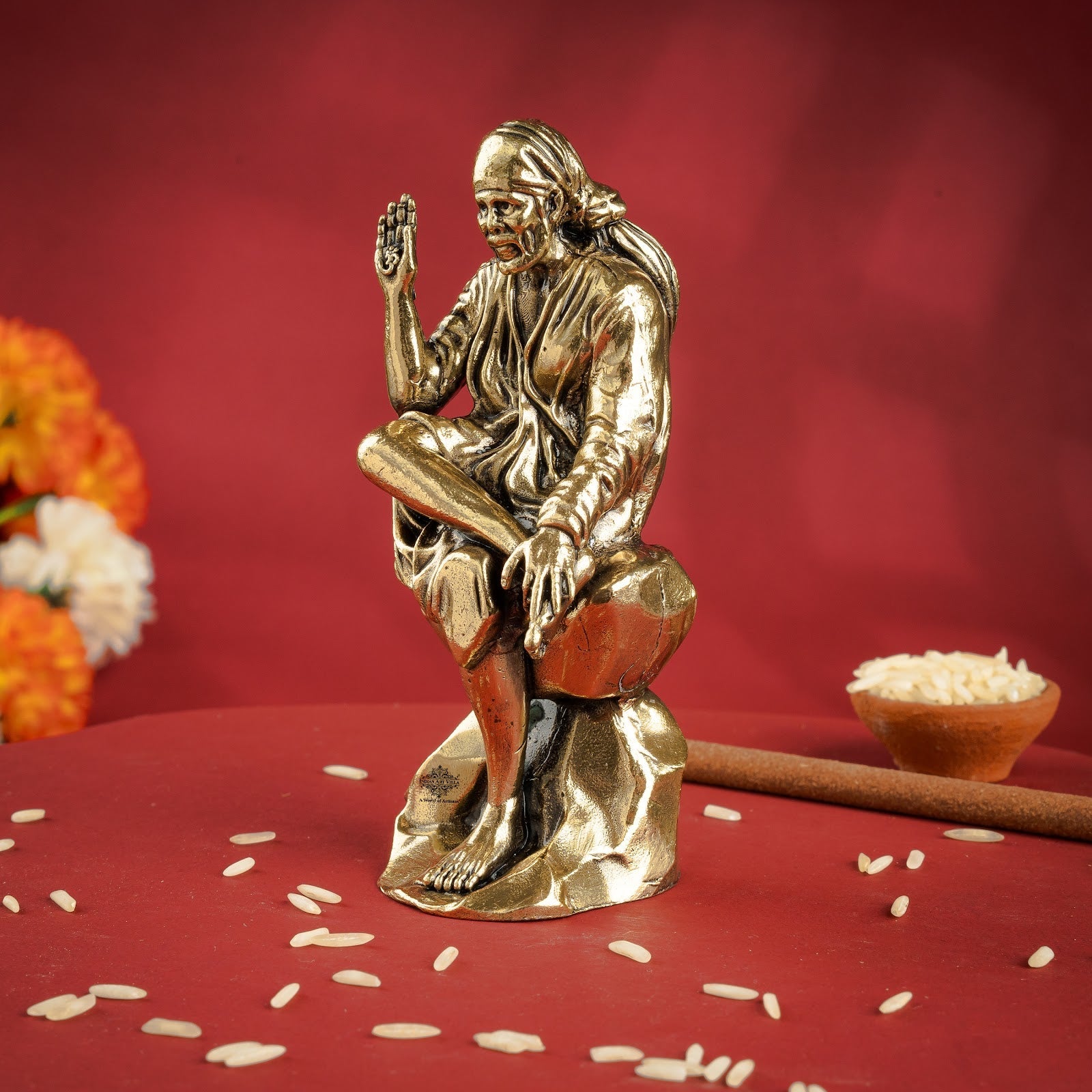 Pure Brass Shirdi Sai Baba Murti Idol