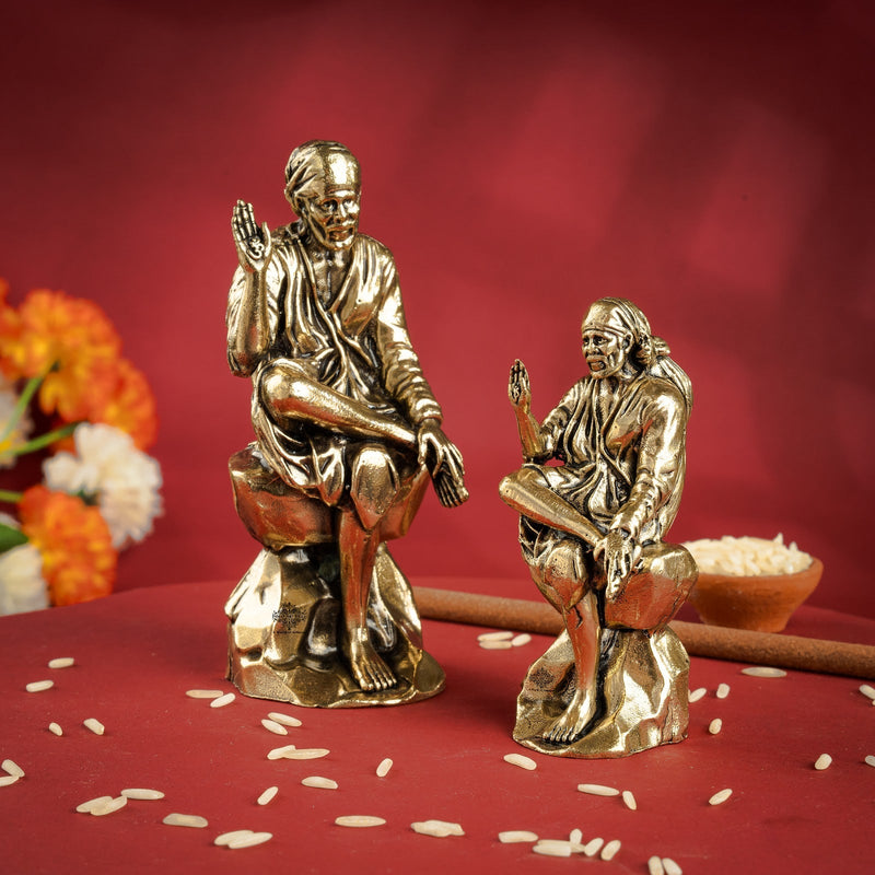 Pure Brass Shirdi Sai Baba Murti Idol