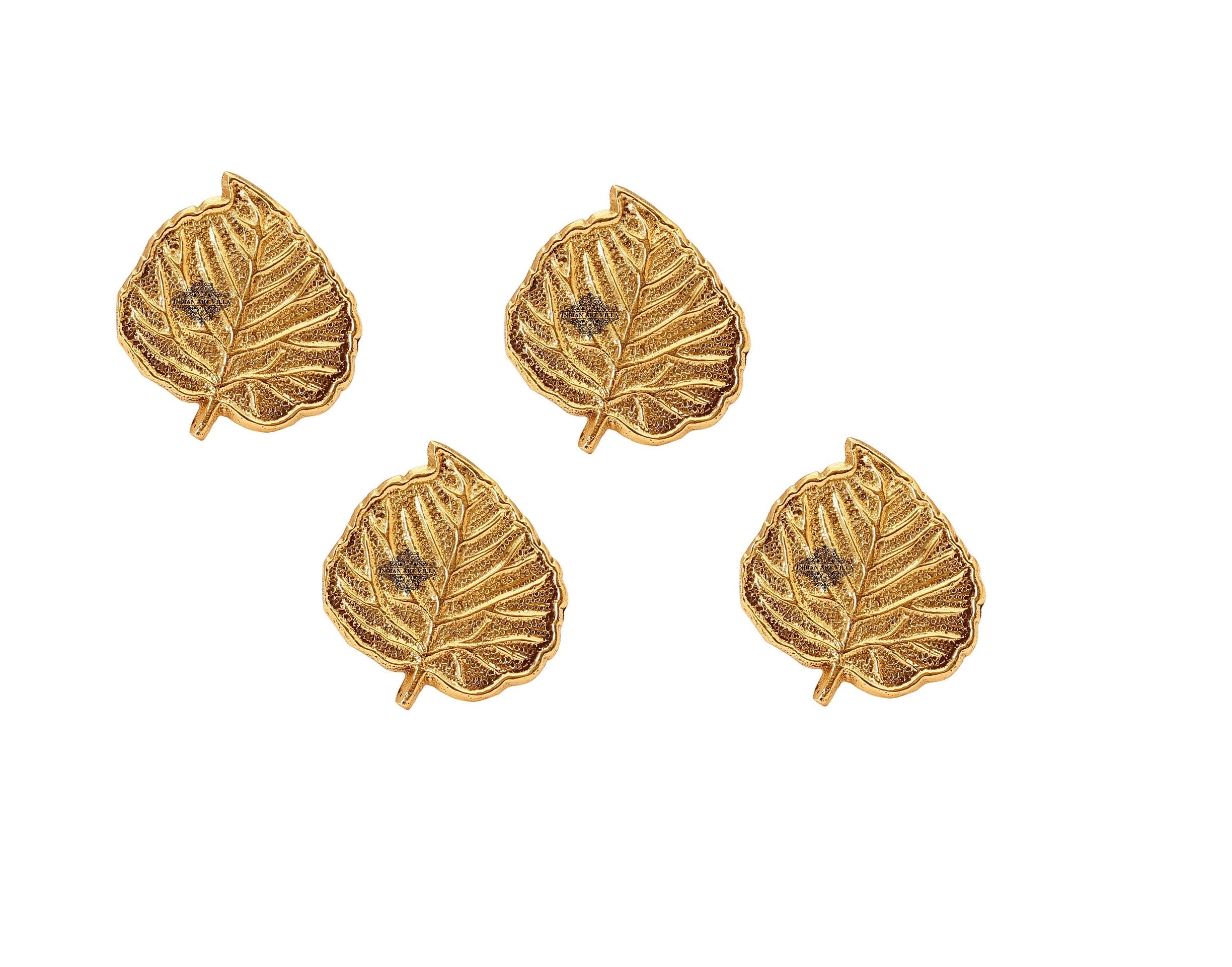Designer Brass Napkin Ring Decoration For Dining Table Setting Diameter:- 4.32 cm Gold