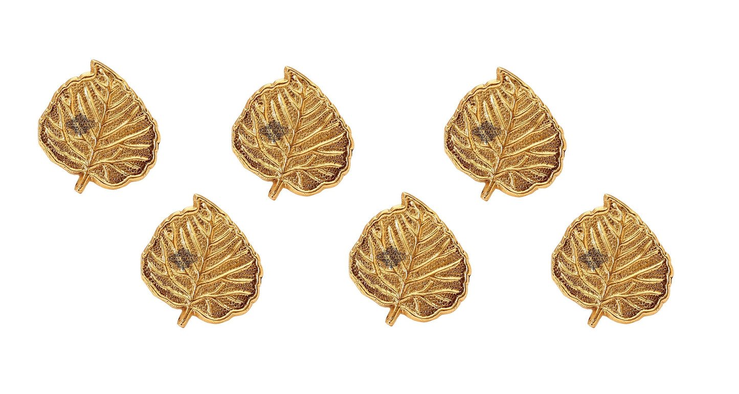 Designer Brass Napkin Ring Decoration For Dining Table Setting Diameter:- 4.32 cm Gold