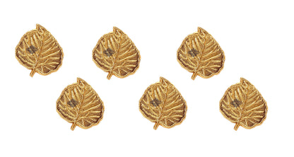 Designer Brass Napkin Ring Decoration For Dining Table Setting Diameter:- 4.32 cm Gold