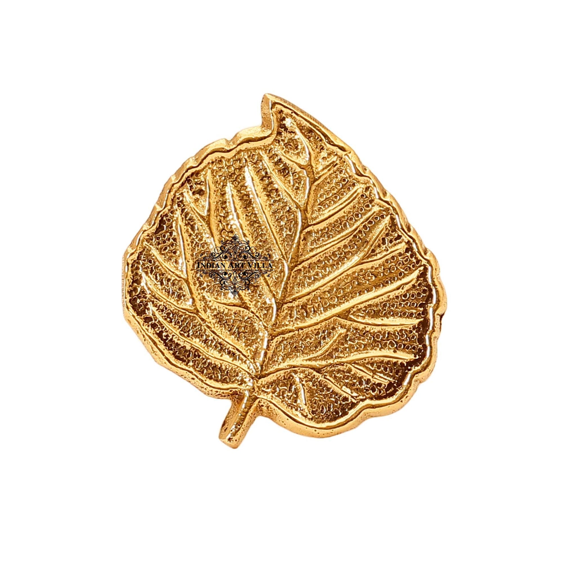 Designer Brass Napkin Ring Decoration For Dining Table Setting Diameter:- 4.32 cm Gold