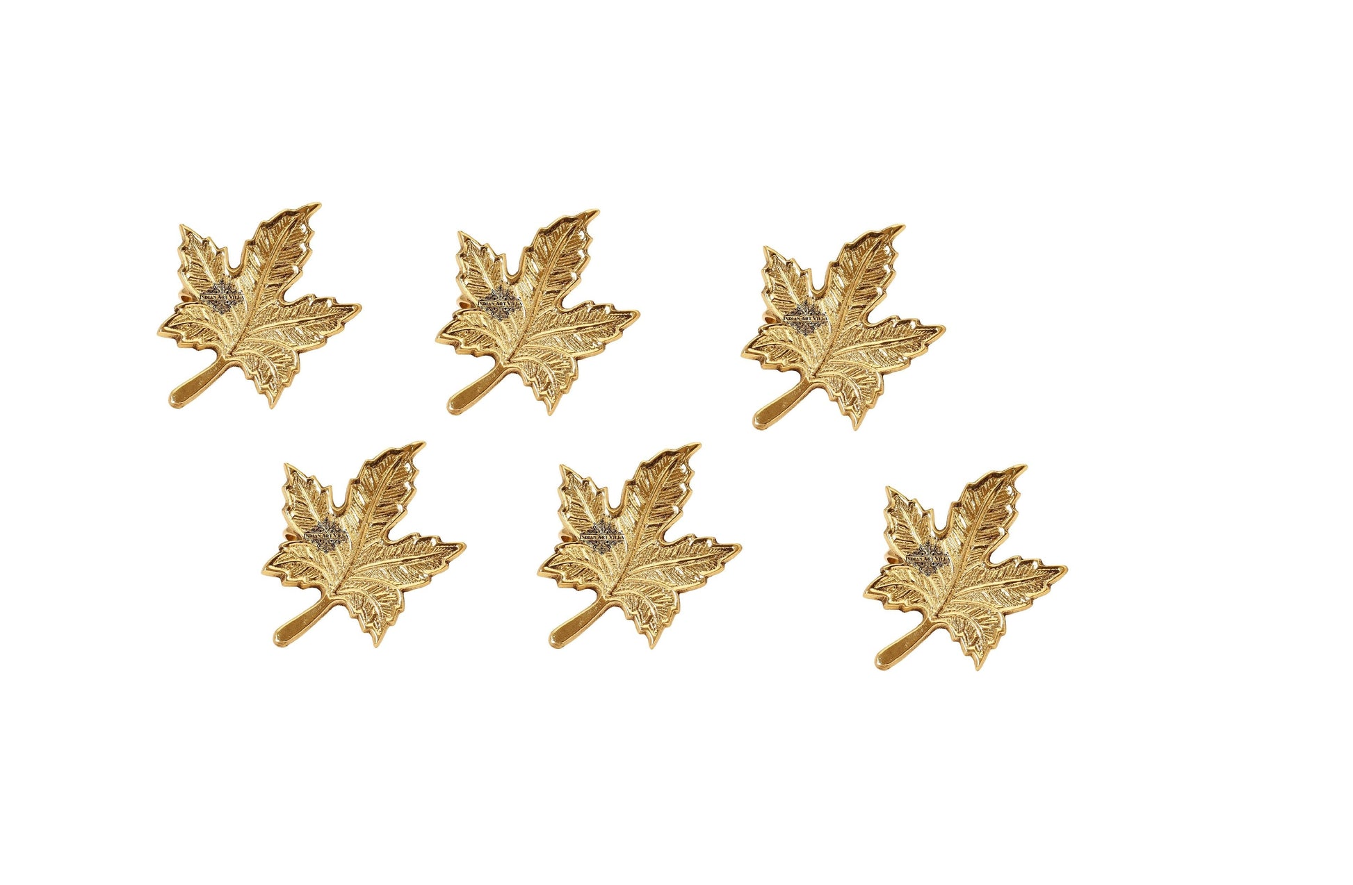 Designer Brass Napkin Ring Decoration For Dining Table Setting, Diameter:- 5.33 cm, Gold