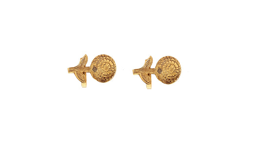 Designer Brass Napkin Ring Decoration For Dining Table Setting Diameter:- 4.06 cm Gold