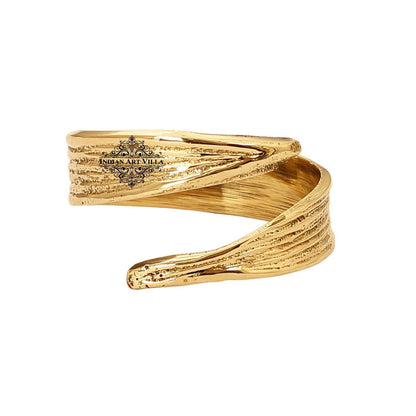 Pure Designer Brass Napkin Ring Decoration For Dining Table Setting Diameter:- 4.32 cm Gold