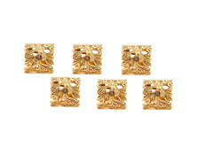 Designer Brass Napkin Ring Decoration For Dining Table Setting Diameter:- 4.32 cm Gold