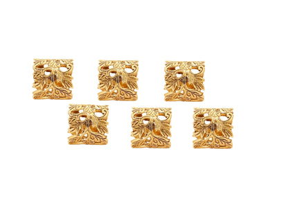 Designer Brass Napkin Ring Decoration For Dining Table Setting Diameter:- 4.32 cm Gold