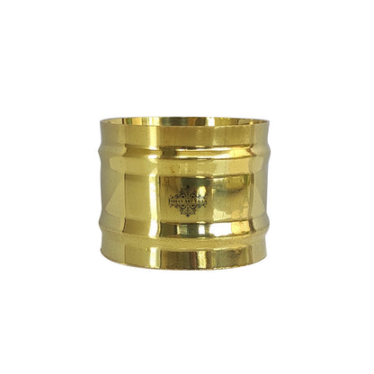 Pure Brass Designer Napkin Ring Diameter:- 4.57 cm, Gold