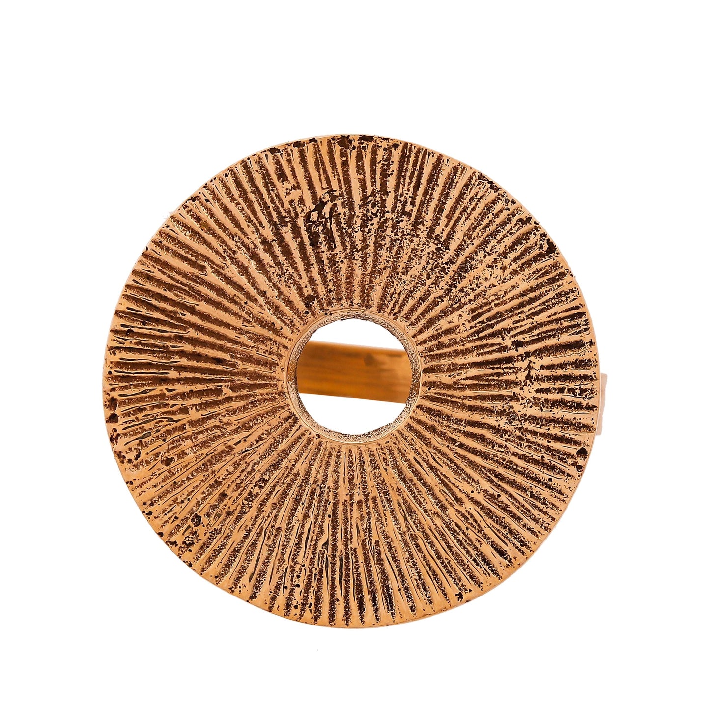 Designer Brass Napkin Ring Decoration For Dining Table Setting, Diameter:- 4.06 cm, Gold