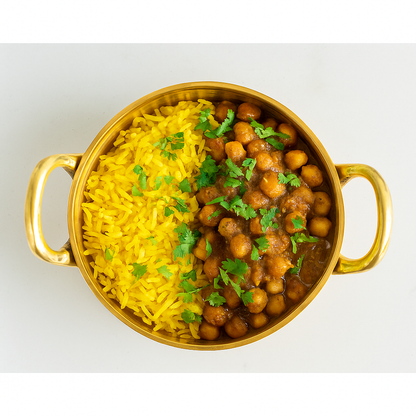 Pure Brass Serving Sauce Pan with Dual Handles - (Serving Only)