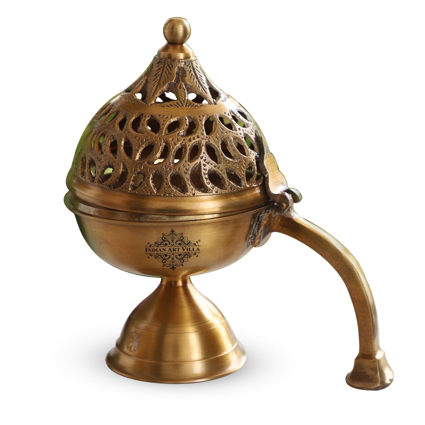 Pure Brass Antique Incense Holder / Dhoop Dani