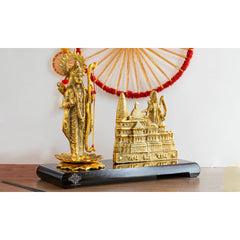 Pure Brass Ram Mandir With Shree Ram Ji-A Divine Blend of Art and Spirituality