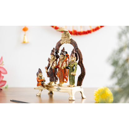 Pure Brass Ram Darbar With Elegant Chatra design
