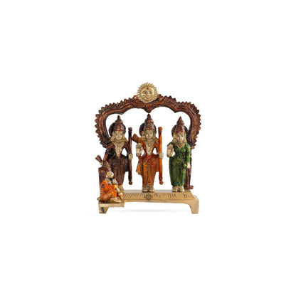 Pure Brass Ram Darbar With Elegant Chatra design
