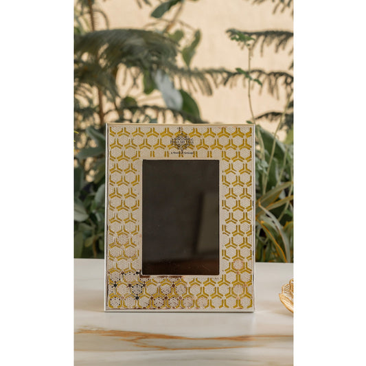 Silver Plated Beehive Design Photo Frame 20x25CM