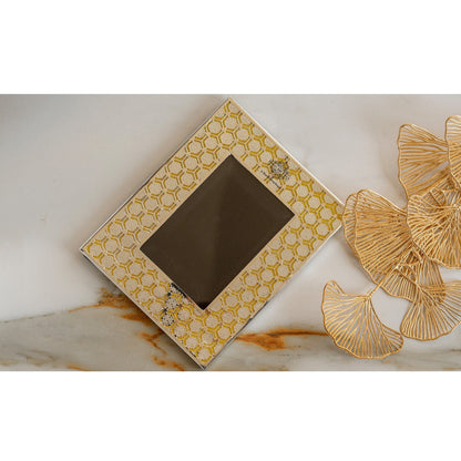 Silver Plated Beehive Design Photo Frame 20x25CM