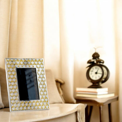 Silver Plated Beehive Design Photo Frame 20x25CM