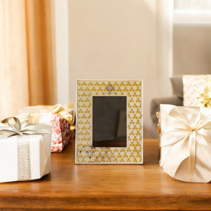 Silver Plated Beehive Design Photo Frame 20x25CM